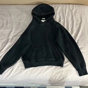 Abercrombie Essential Popover Hoodie, XS, Black